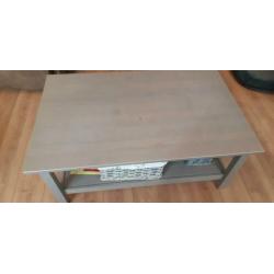 salontafel en bijpassende tvkast