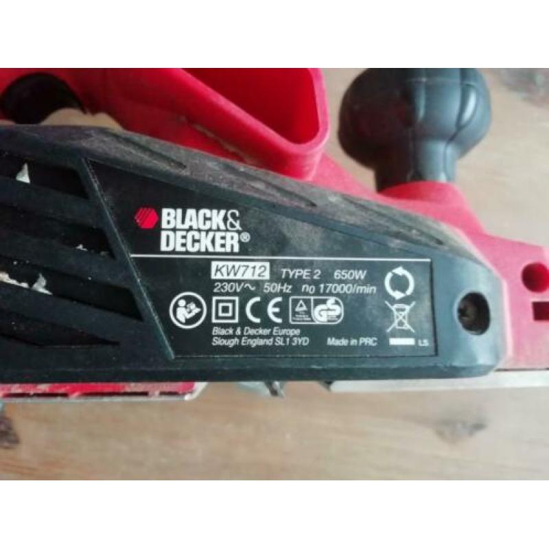 Black & Decker schaafmachine