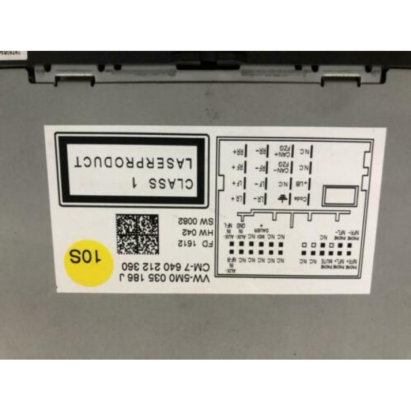 RCD 310, dubbel din VW, vag modellen