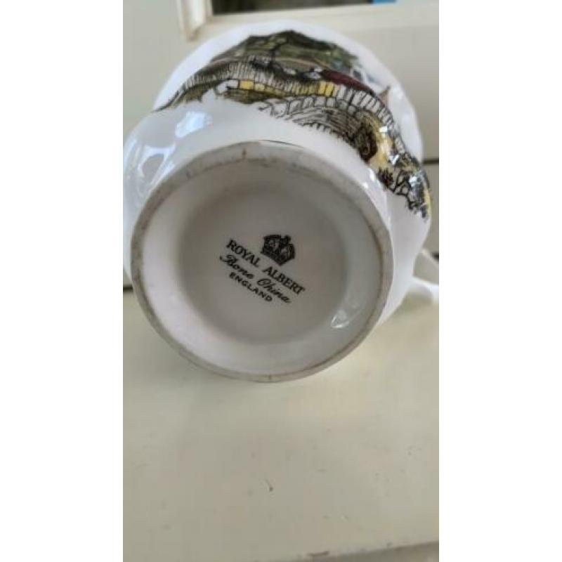 Country scene Royal Albert grote kop uit jaren 70