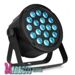 LED SlimPar 45, 18x 3W 3-in-1 RGB LED'S, LED Par DMX