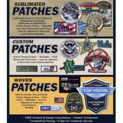 geborduurde badges