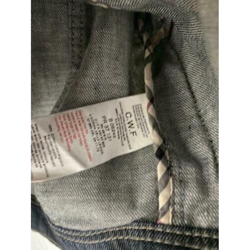 Originele burberry spijkerjas jas maat 2 jaar denim 92