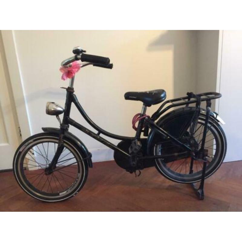 Popal meisjesfiets (zwart)