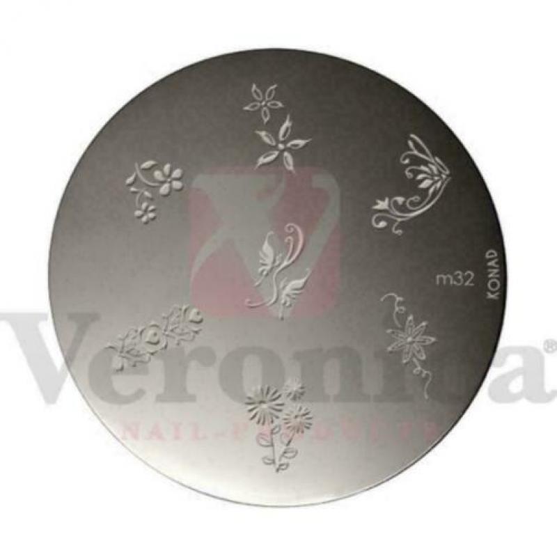KONAD nagel stempel M32 BLOEM