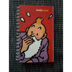Kuifje Tintin agenda 2007 onbeschreven