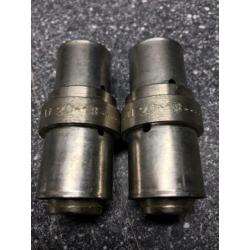 2 x Henco pers sok 20x18mm Nieuw (