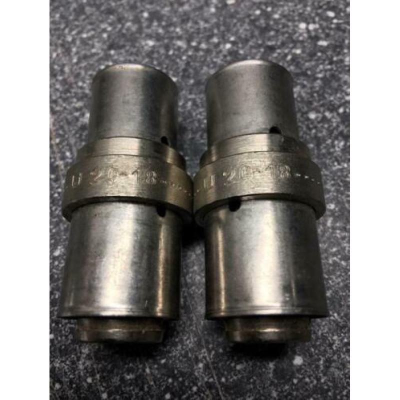 2 x Henco pers sok 20x18mm Nieuw (