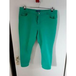 Miller & Monroe stretch capri 46 groen