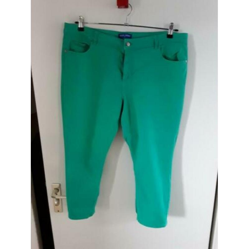 Miller & Monroe stretch capri 46 groen