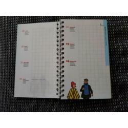 Kuifje Tintin agenda 2007 onbeschreven