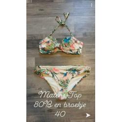 Bikini van H&M. Top 80B en broekje maat 40. NIEUW.