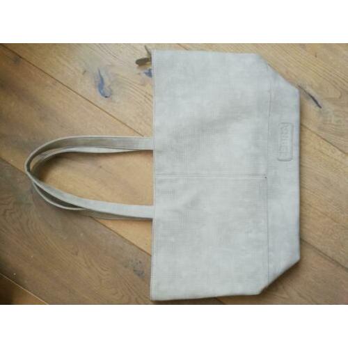Nieuwe crème kleurige shopper van Zebra .