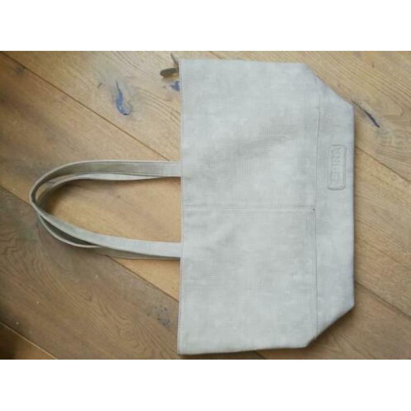 Nieuwe crème kleurige shopper van Zebra .