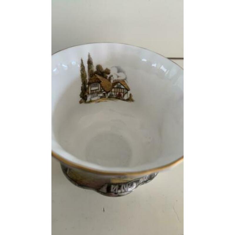 Country scene Royal Albert grote kop uit jaren 70