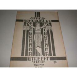 Prachtig programmaboekje Stadsschouwburg Utrecht 1923-24