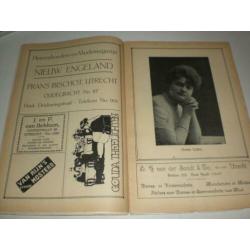 Prachtig programmaboekje Stadsschouwburg Utrecht 1923-24