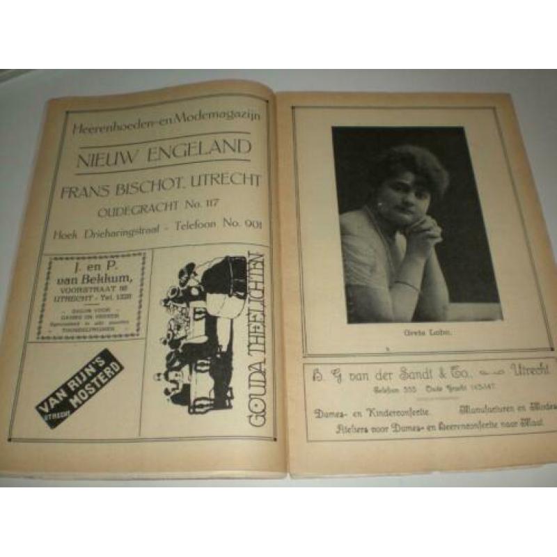 Prachtig programmaboekje Stadsschouwburg Utrecht 1923-24