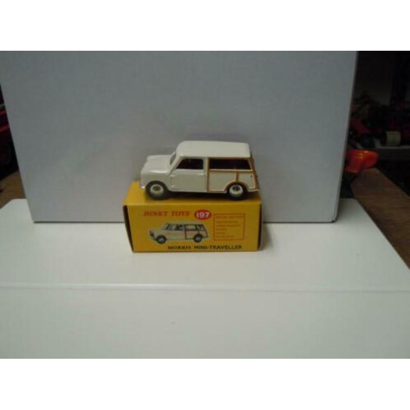 Morris Mini Traveller. Model van het merk Atlas Dinky Toys.