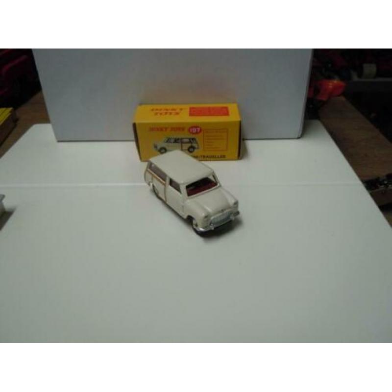 Morris Mini Traveller. Model van het merk Atlas Dinky Toys.