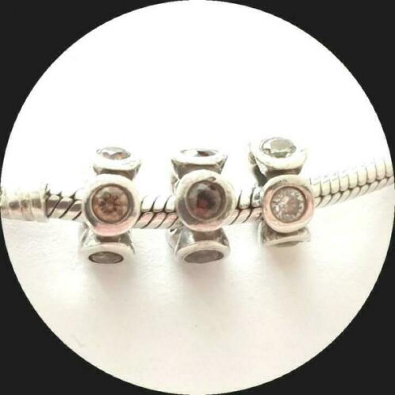 Pandora Spacer 790226 / zilveren bedel / 3 kleuren (W)