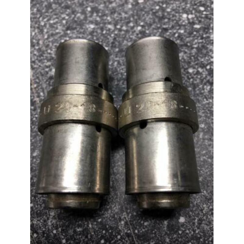 2 x Henco pers sok 20x18mm Nieuw (