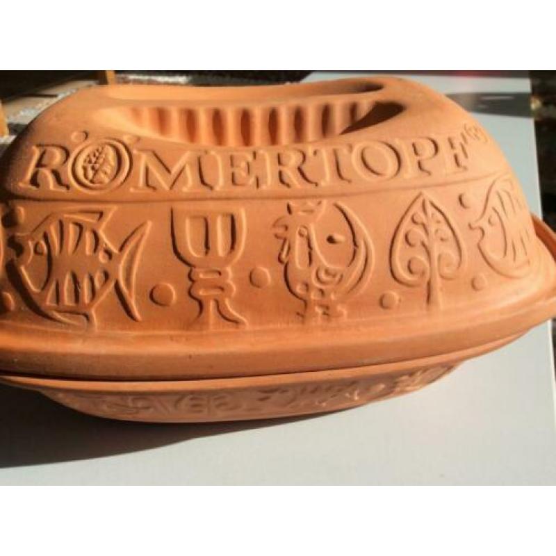 Prachtige nog nieuwe Römertopf. 30,5 x 19,5 cm