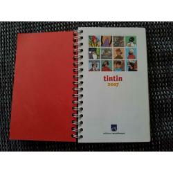Kuifje Tintin agenda 2007 onbeschreven