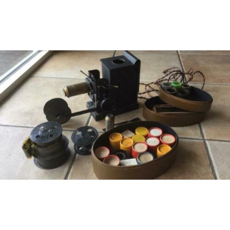 Antieke Toverlantaarn , kinematograaf ,film