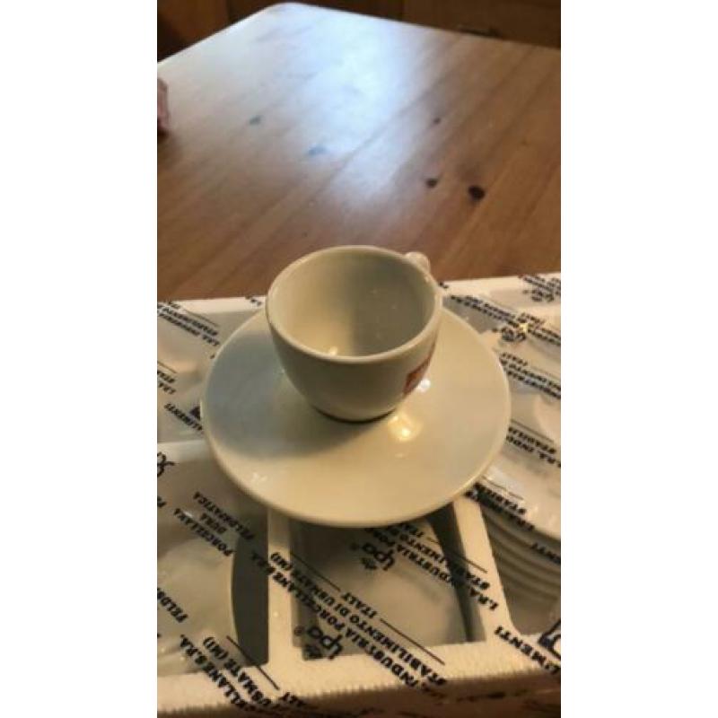 Illy Espresso kop en schotel 6 stuks nieuw in doos