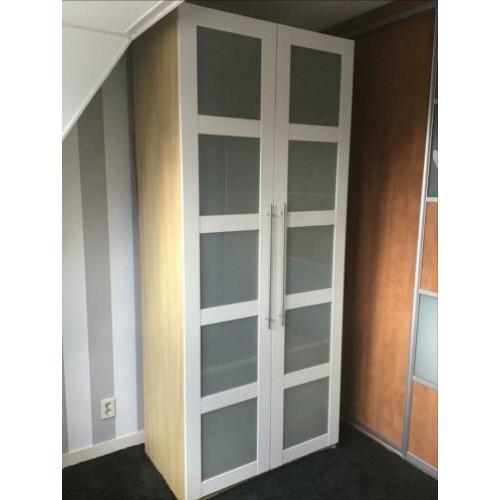 Zeer mooie 2 deurs kledingkast, 100 x 60 x 236