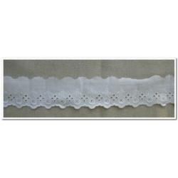 Vintage broderie kant siermotief (oud) nr 378 licht creme