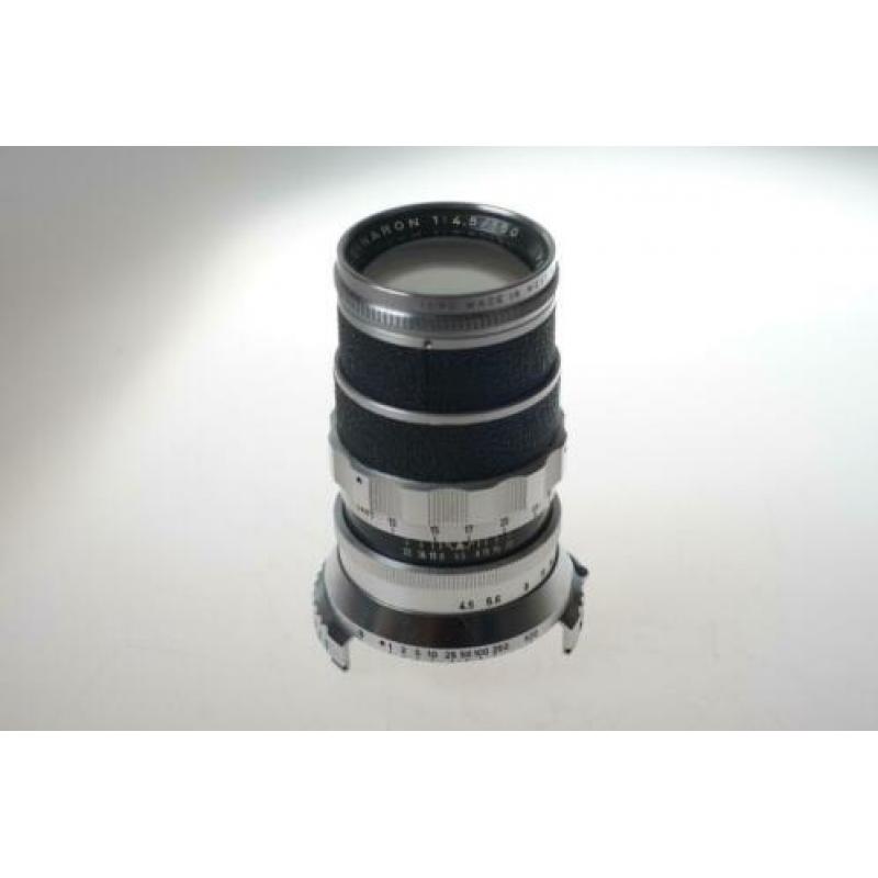 Voigtlander Super Dynaron 4.5/150 voor Prominent camera's
