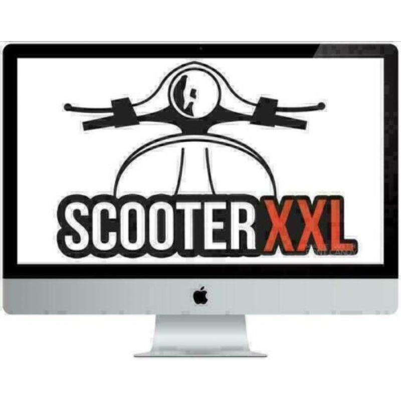 Piaggio Vespa S LX achterdrager klapdrager rekje chrome