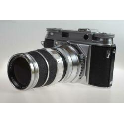 Voigtlander Super Dynaron 4.5/150 voor Prominent camera's