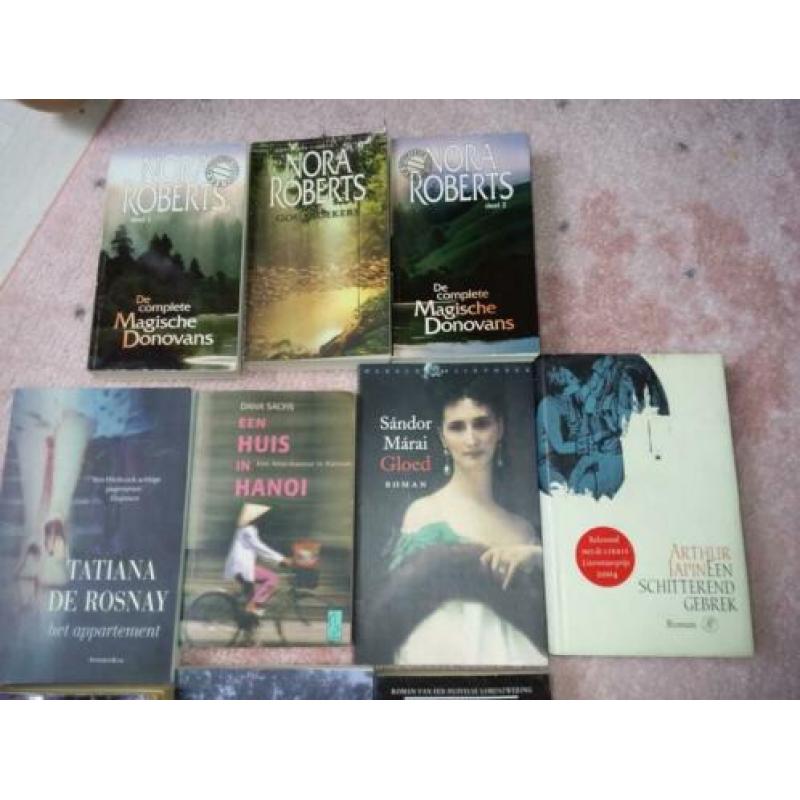 Pakket boeken roman thriller