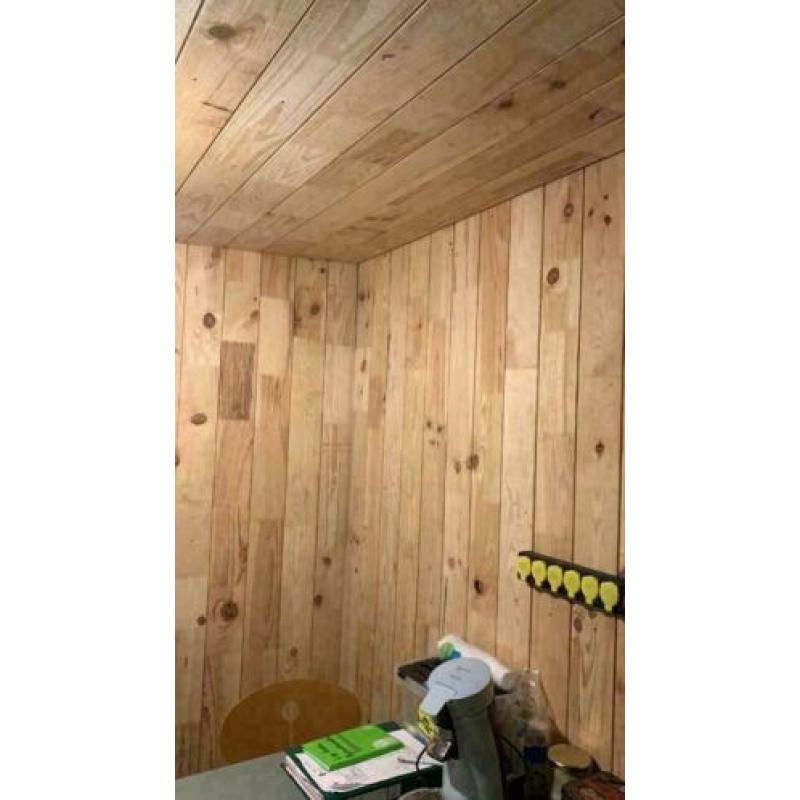 Wandbeschot Dakbeschot 18x135 grenen planken / hout 2m50