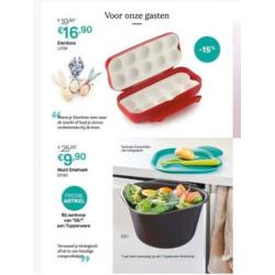 Tupperware folder maart