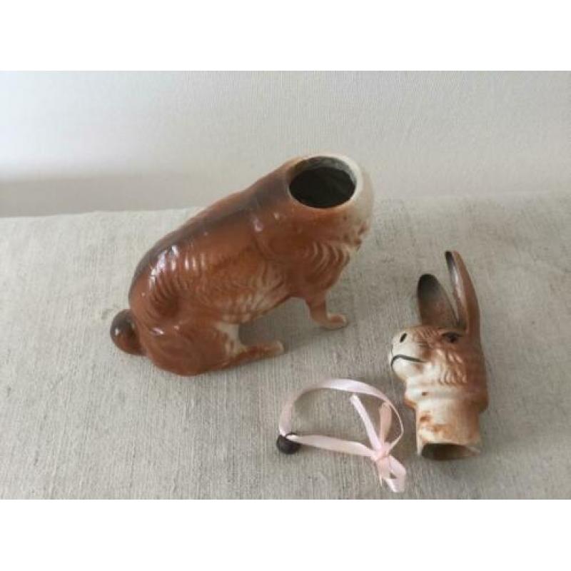 Oude paashaas Candy Container