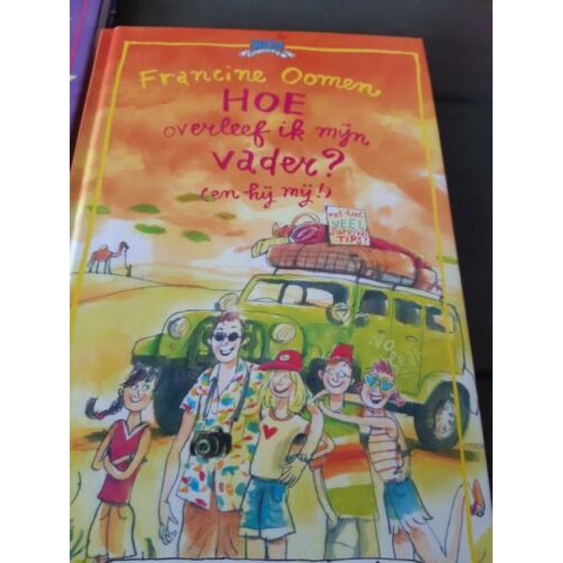 5x boeken hoe overleef ik.. nr 9 tm 13. Francine oomen izgs