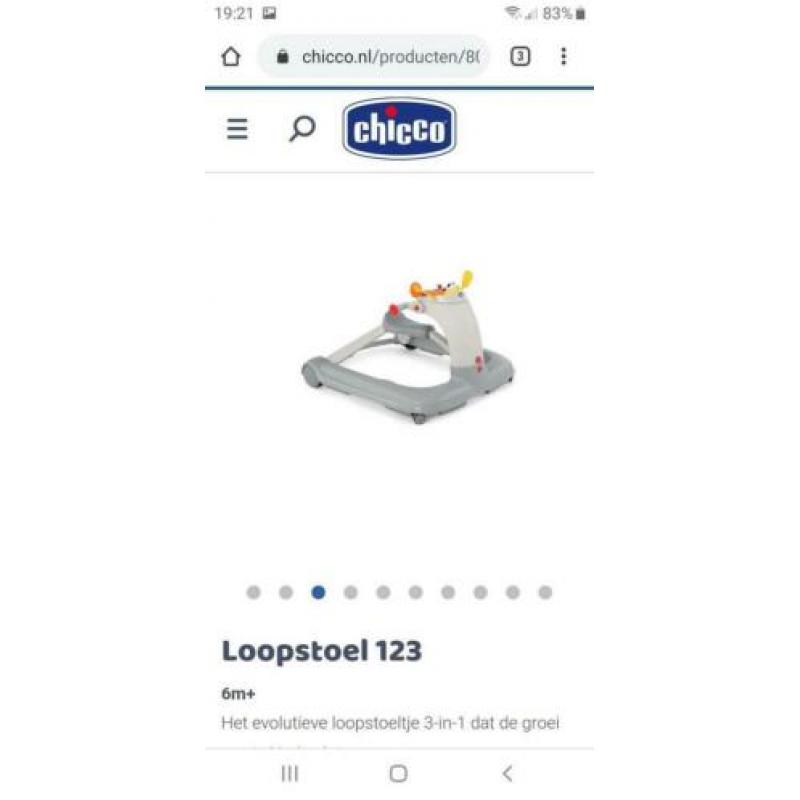 Chicco loopwagen 3 in 1