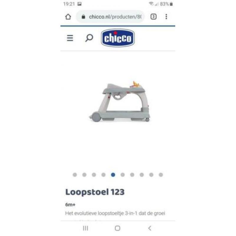 Chicco loopwagen 3 in 1