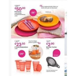 Tupperware folder maart
