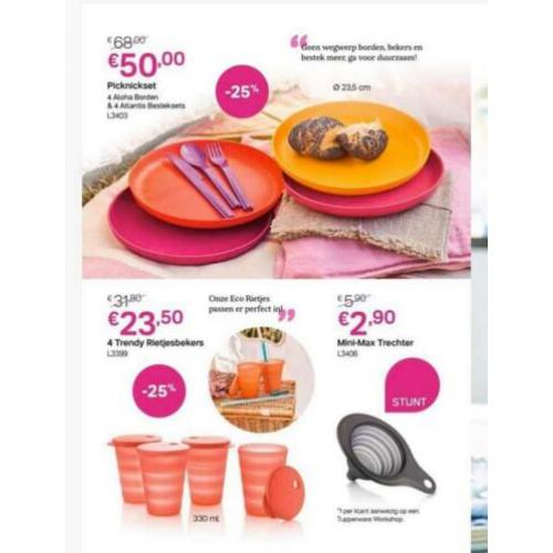 Tupperware folder maart