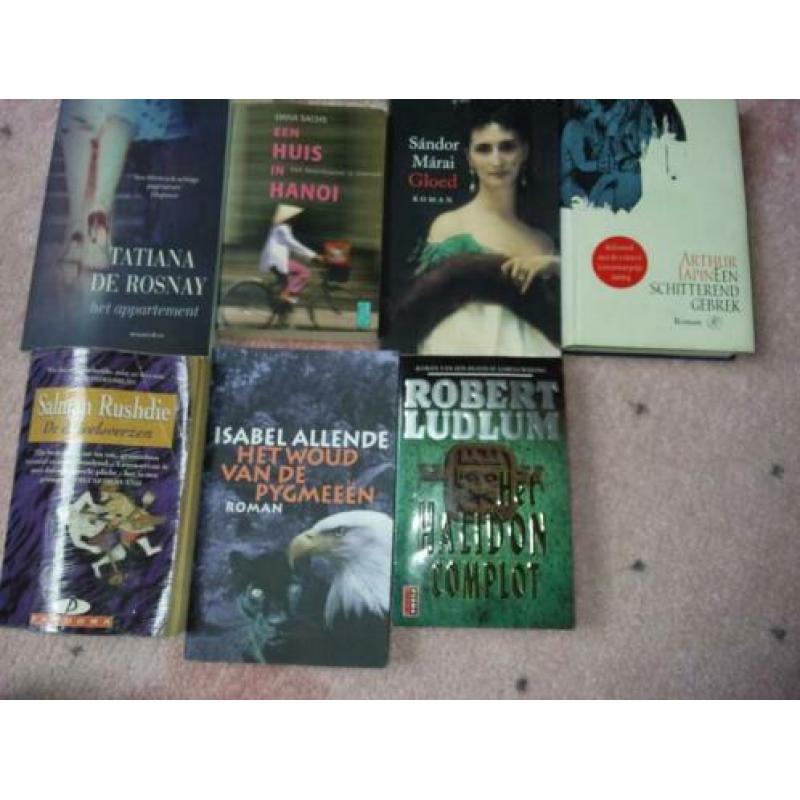 Pakket boeken roman thriller