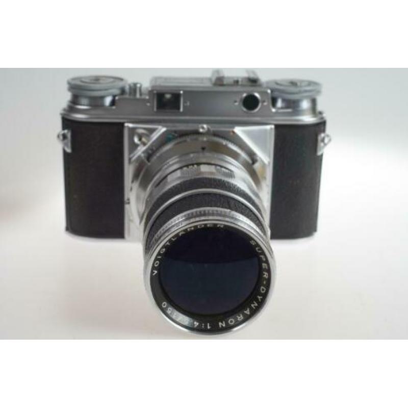 Voigtlander Super Dynaron 4.5/150 voor Prominent camera's