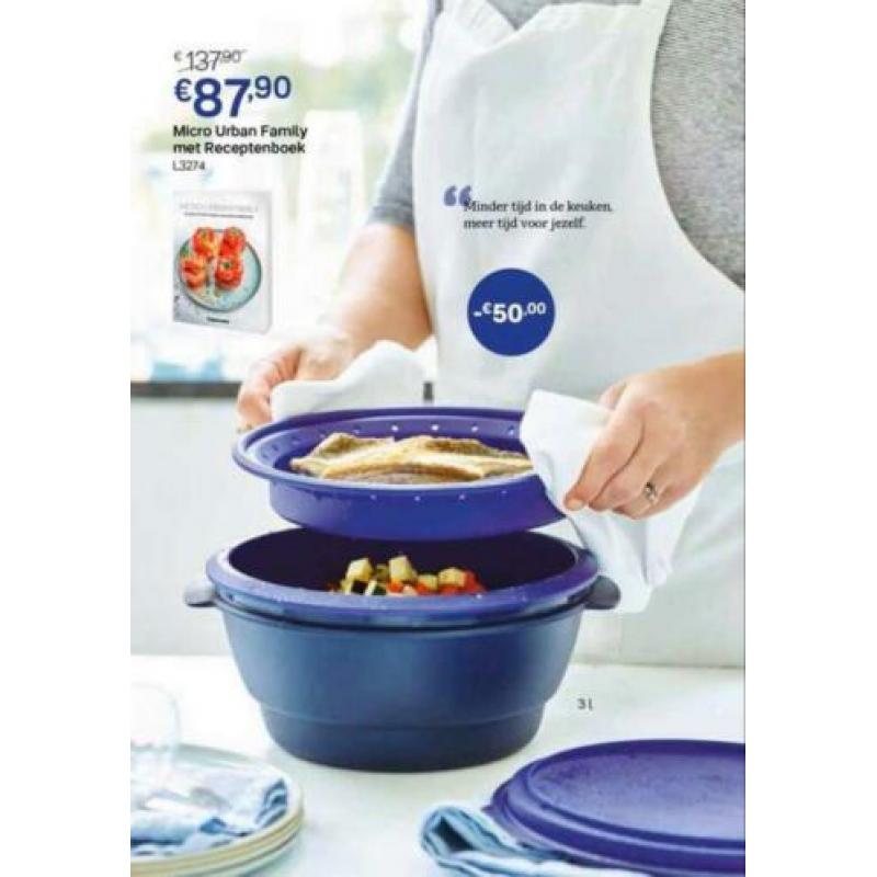 Tupperware folder maart