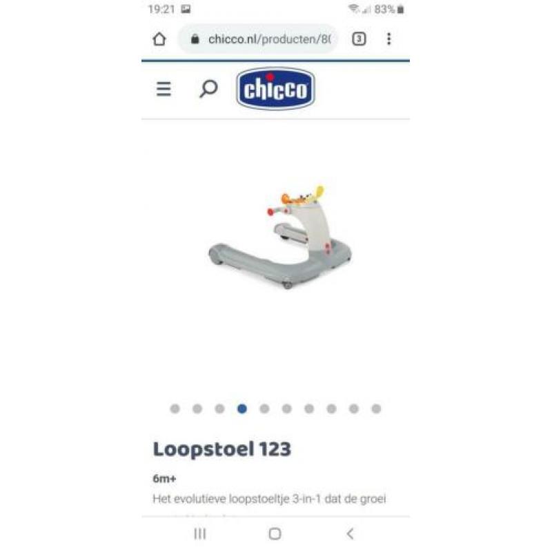 Chicco loopwagen 3 in 1