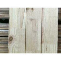 Wandbeschot Dakbeschot 18x135 grenen planken / hout 2m50