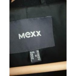 Mexx winterjas/ mantel zwart maat 38